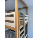 Massivholz Etagenbett aus Buche für moderne Kinderzimmer